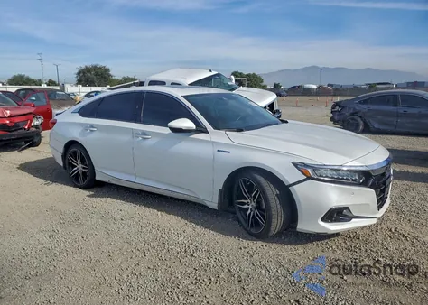 2021 Honda Accord Touring Hybrid from USA, damaged, VIN 1HGCV3F93MA015552
